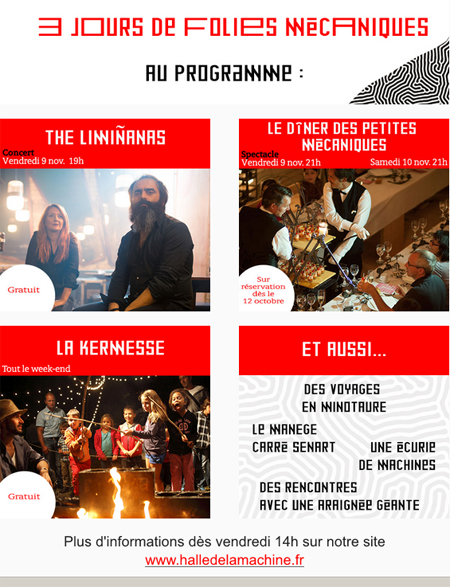 Image Halle de la Machine - Programme inauguration